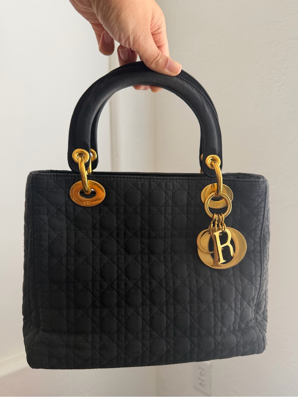 Christian Dior Vintage Nylon Top Handle Bag